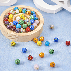 54шт 9 цвета бусины лэмпворк ручной работы LAMP-TA0001-09