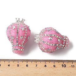 Корона из акриловых страз в форме воздушного шара OACR-S048-03B