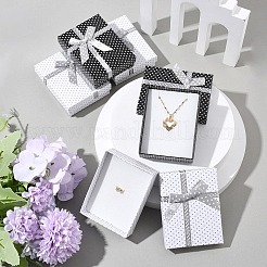 12 шт. 2-х цветные картонные бумажные коробки для набора украшений CBOX-FS0001-03