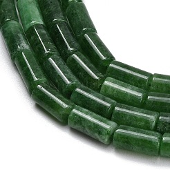Billes de jade naturelles de teint en malaisades teintes&nbsp;G-C285-B01-01F