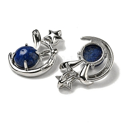 Крашеные природные лазурит подвески&nbsp;G-M434-01P-22