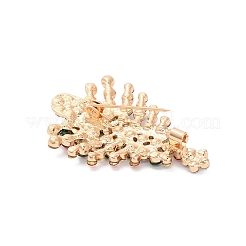 Булавки для лацканов одежды со стразами в виде рождественской елки JEWB-H033-08B-KCG