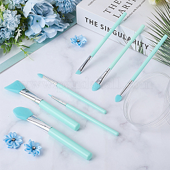 1 Set Make-up-Pinselset aus Silikon&nbsp;AJEW-GF0010-26
