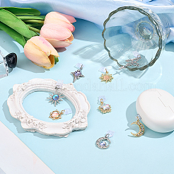 8 шт. пылезащитные заглушки для мобильных телефонов из сплава стекла «солнце&nbsp;HJEW-BM00005