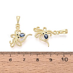 Ottone micro spianare pendenti zirconi&nbsp;KK-Q073-09G