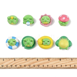 1 комплект украшений в виде смоляной лягушки AJEW-FS0001-24