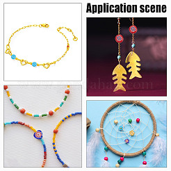 120 шт. 5 стиля стеклянных бусин миллефиори ручной работы&nbsp;LAMP-AR0001-33