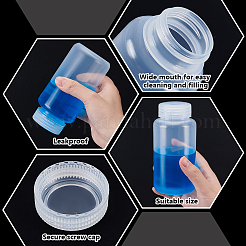 Flacons de réactifs de laboratoire en plastique à large ouverture&nbsp;CON-WH0089-195B-01