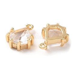 Настоящие 18k позолоченные латунные микро pave кубические циркониевые подвески&nbsp;KK-Q779-08G-02