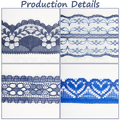 4 стиль отделка из полиэстерового кружева&nbsp;OCOR-GF0005-25A