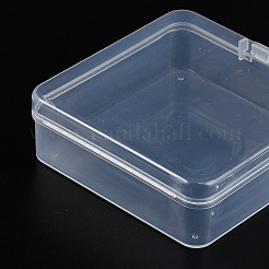 Récipients à billes en plastique avec couvercle à charnière&nbsp;CON-Z007-04B