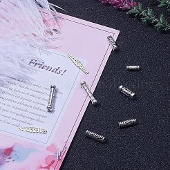 Сплавочные овальные бусины тибетского стиля &nbsp;TIBEB-NB0001-07