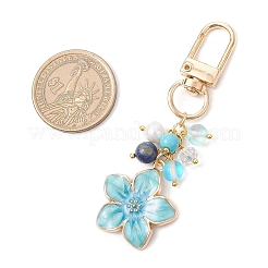 Подвесные украшения из сплава эмали HJEW-JM03715-01