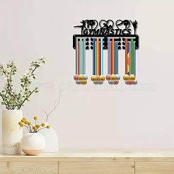 Спортивная тема железная вешалка для медалей настенная стойка для дисплея ODIS-WH0055-045