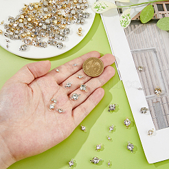 200 шт. 10 стиля железные подвески-коннекторы со стразами&nbsp;FIND-FH0011-97