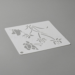Plastica per animali domestici scava fuori modelli di stencil per pittura&nbsp;DIY-WH0349-68I