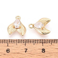 Ottone micro spianare pendenti zirconi&nbsp;KK-T071-38G
