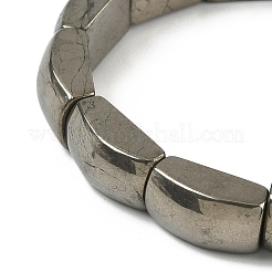Браслеты из натуральных бусин пирита для женщин и мужчин BJEW-C097-02A-18
