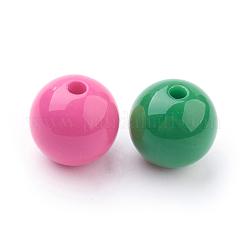 Непрозрачные акриловые бусины&nbsp;PAB706Y