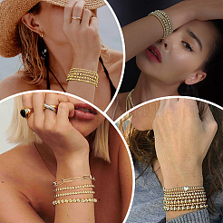 600 шт. латунные распорные бусины для покрытия стойки KK-PA0001-03A-G