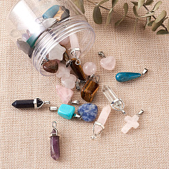 Природные и синтетические смешанные подвески драгоценных камней G-TA0001-21