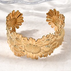 304 Edelstahl-Armreife für Damen&nbsp;BJEW-L719-01B-G