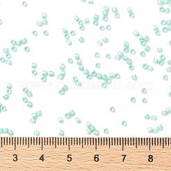 シリンダーシードビーズ  不透明色の光沢  均一サイズ  アクアマリン  2x1.5mm  穴：0.8mm  約40000個/袋  約450 G /袋&nbsp;SEED-H001-H07