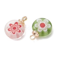 Manuelle Bunte Malerei Anhänger & Charms&nbsp;PALLOY-JF05245