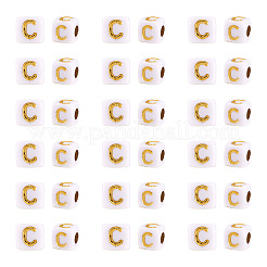 Непрозрачные акриловые бусины&nbsp;MACR-TAG0001-07C