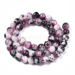 Hebras de cuentas de piedras preciosas de jade persa teñidas naturales&nbsp;G-R271-8mm-XP13