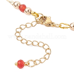 Malaisie naturel colliers de jade&nbsp;NJEW-JN05339-01