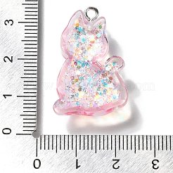 Прозрачные смоляные подвески RESI-Q019-01D