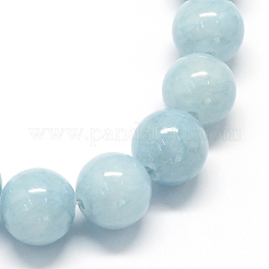 Natur gefärbt gelbe Jade Edelstein-Korn-Stränge&nbsp;X-G-R271-6mm-YXS18