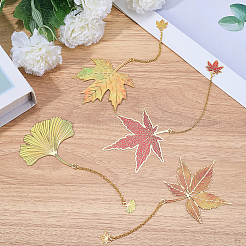 4 шт. закладки из листового сплава&nbsp;AJEW-SP0003-39