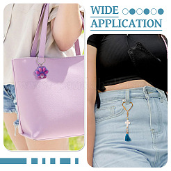 6 шт. 6 стиля разъемных брелоков из нержавеющей стали 304&nbsp;STAS-TA0003-46