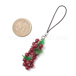 Ремешки для мобильных телефонов из искусственного нефрита&nbsp;HJEW-JM04361