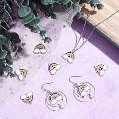 Подвески из эмали и сплава ENAM-NB0001-11P-NR