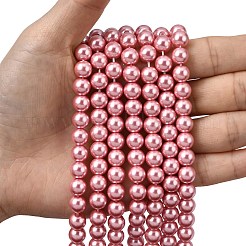 Экологичные стеклянные жемчужные бусины&nbsp;HY-A008-8mm-RB109