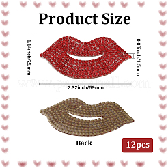 12 pièce de strass correcteurs&nbsp;FIND-GF0008-65A