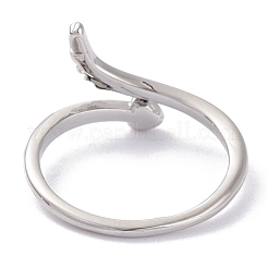 Латунь манжеты кольца RJEW-P020-03P