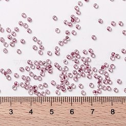 TOHOラウンドシードビーズ  日本製シードビーズ  （1015)つの赤面の裏地付きクリスタル  11/0  2.2mm  穴：0.8mm  約1110PCS /ボトル  10 G /ボトル&nbsp;SEED-JPTR11-1015