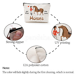 Aufbewahrungstaschen aus Polycotton-Canvas mit Krankenschwestermotiv&nbsp;ABAG-WH0029-091