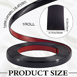 Modanatura interna auto in pvc&nbsp;AJEW-WH20020-082C-02