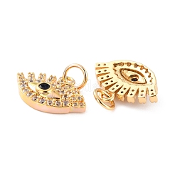 Латунные подвески из кубического циркония с микропаве&nbsp;KK-D065-05G