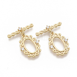 Латунные застежки-молнии из прозрачного кубического циркония X-KK-T051-24G-NF