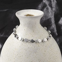 Браслеты-цепочки из нержавеющей стали 304 со стразами для женщин&nbsp;BJEW-F488-26A-P