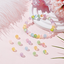 100 pièce de perles de sélénite naturelle de 10 couleurs&nbsp;G-AR0006-23