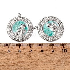 Подвески из нержавеющей стали 304 с эмалью&nbsp;STAS-P406-22P