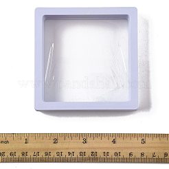 5 шт. квадратная прозрачная полиэтиленовая тонкая пленка подвесная коробка для ювелирных изделий CON-FS0001-19B