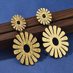 Серьги-гвоздики из нержавеющей стали 304 для женщин EJEW-K268-12A-G